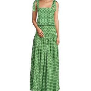 Antonio Melanix Style by Simkins Charlotte Printed Poplin Top & Skirt Set